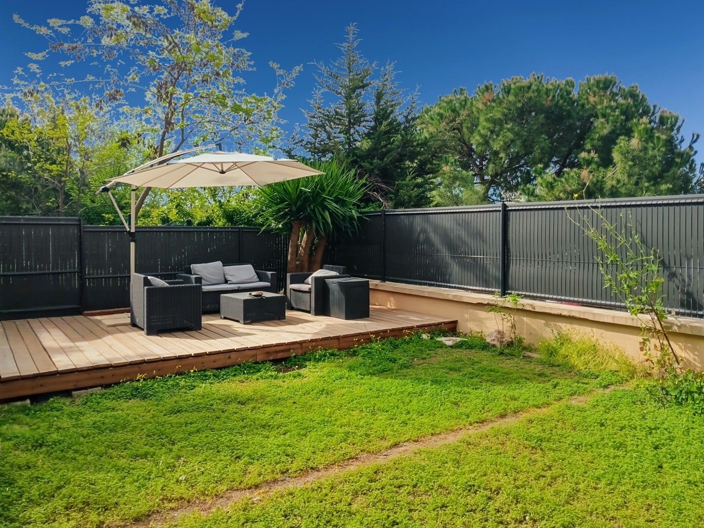 Appartement 3 pièces avec jardin